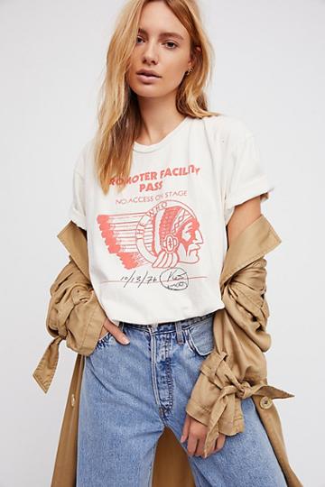 Who Promoter Pass Tee By Retro Brand Black Label At Free People